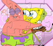 Hra - Patrick And SpongeBob Jigsaw