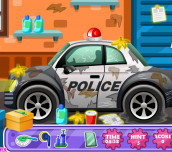 Clean Up Police Car